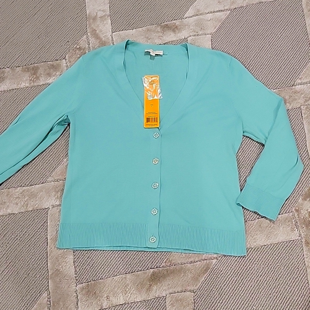 Tory Burch Celeste cardigan Atlantis